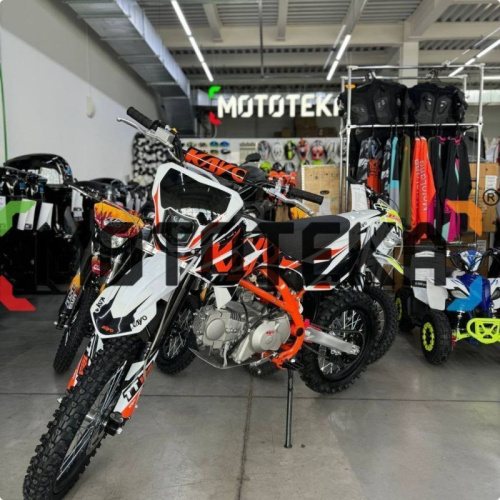 Питбайк KAYO (Кайо) BASIC K125EM 17/14 KRZ (механ. сцепл., эл. стартер 2024 г.) фото 2 Питбайк KAYO (Кайо) BASIC K125EM 17/14 KRZ (механ. сцепл., эл. стартер 2024 г.) фото 2