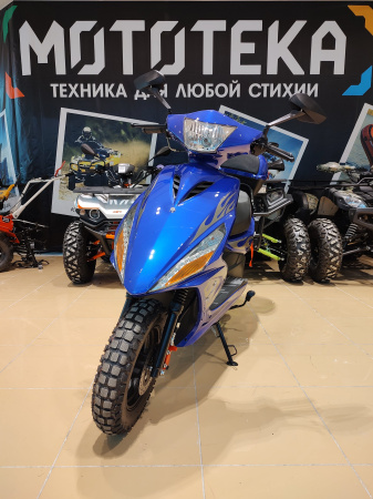 Скутер Мотомир SLASH синий - купить с доставкой, по выгодной цене в интернет-магазине Мототека