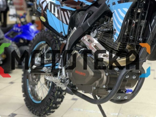 Мотоцикл кроссовый / эндуро Regulmoto (Регулмото) ZR PR 4 valves чёрный/синий с ПТС фото 8