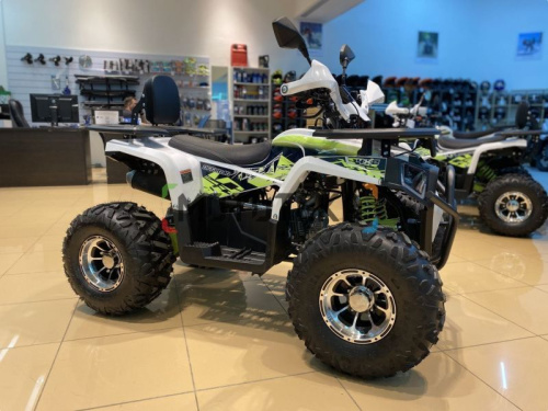 Квадроцикл детский Мотомир ATV ARMIS 125 белый/зелёный (машинокомплект) фото 12