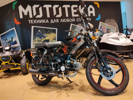 Мопед Мотомир Zodiak чёрный - купить с доставкой, по выгодной цене в интернет-магазине Мототека