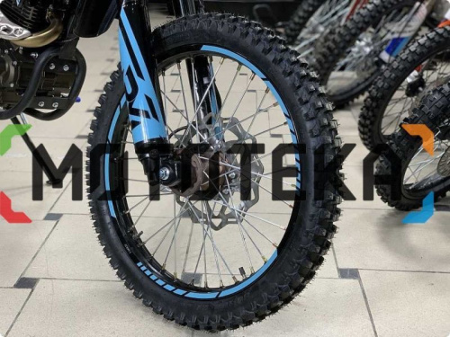 Мотоцикл кроссовый / эндуро Regulmoto (Регулмото) ZR PR 4 valves чёрный/синий с ПТС фото 15