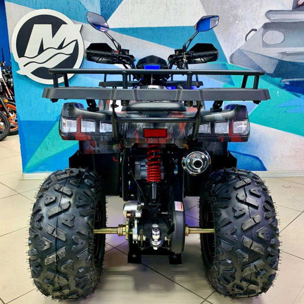 Квадроцикл Motax (Мотакс) ATV Grizlik T200 LUX красный камуфляж (машинокомплект) | Мототека
