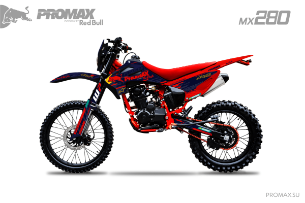 Мотоцикл кроссовый / эндуро PROMAX (Промакс) MX280 REDBULL | Мототека