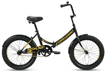 Велосипед складной Forward (Форвард) Arsenal 20 X, р.14", ск.1, чёрный/золотой (2021)