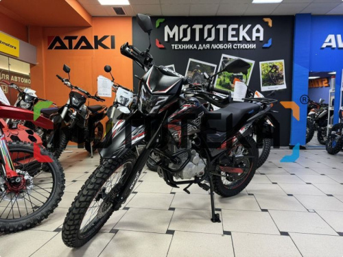 Мотоцикл кроссовый / эндуро ROCKOT (Рокот) XR250 чёрный/красный 21/18 с ЭПТС фото 5