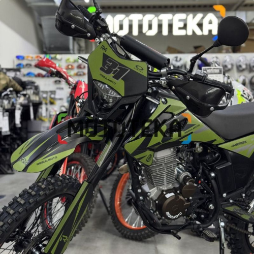 Мотоцикл кроссовый / эндуро Regulmoto (Регулмото) Sport - 003 Z хаки с ПТС фото 4