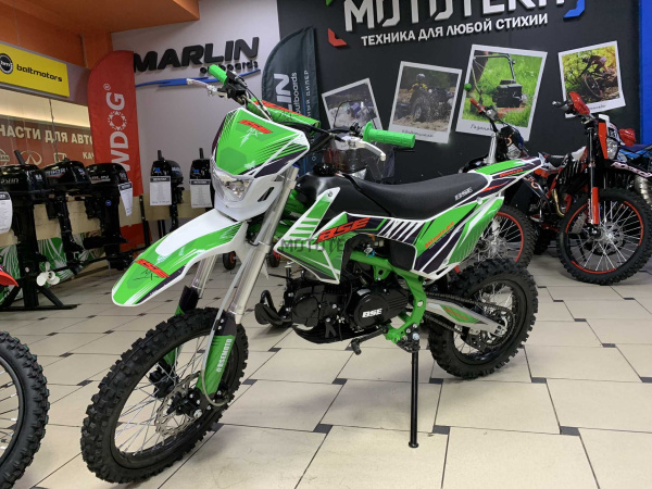 Питбайк BSE (БСЕ) MX125 17/14 Racing Green | Мототека