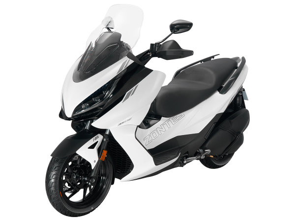 Скутер Zontes (Зонтес) ZT350 - E (ZT1P77MP EFI) 15/14 белый с ПТС | Мототека