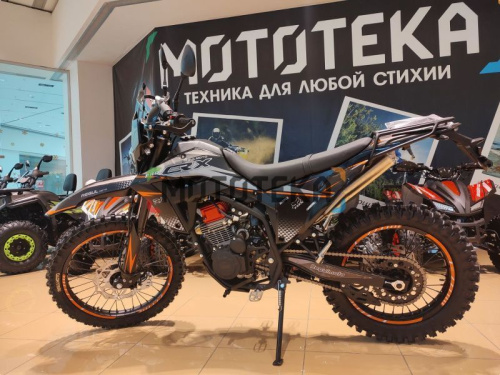 Мотоцикл кроссовый / эндуро Regulmoto (Регулмото) CR - X PRO оранжевый/серый с ПТС фото 14
