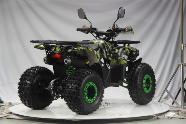 Квадроцикл детский Мотомир ATV BRAVO 125 аниме-красный (машинокомплект) | Мототека