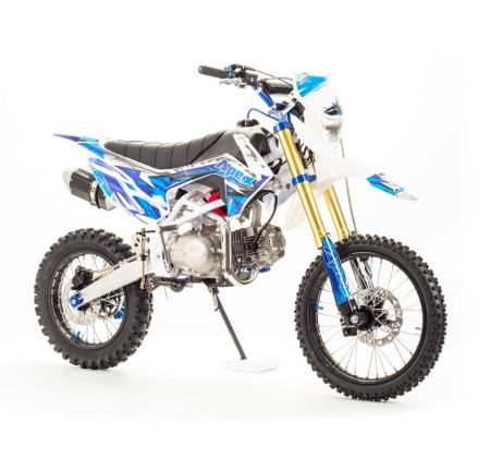 Питбайк MotoLand (Мотолэнд) APEX 125 синий - купить с доставкой, по выгодной цене в интернет-магазине Мототека