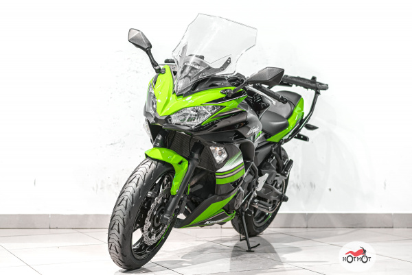 Мотоцикл KAWASAKI ER-6f (Ninja 650R) 2017, Зеленый пробег 17471 | Мототека