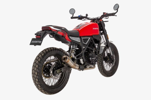 Мотоцикл дорожный Avantis (Авантис) City 250 (Fuego Scrambler 250) красный с ПТС фото 2