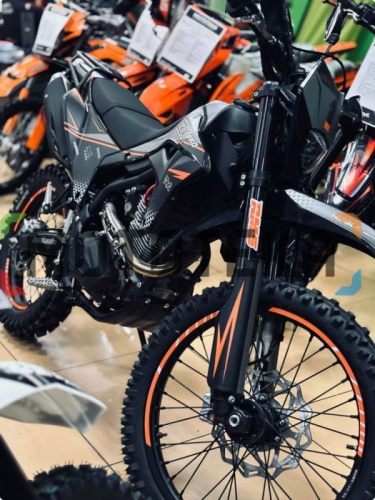 Мотоцикл кроссовый / эндуро Regulmoto (Регулмото) CR - X PRO оранжевый/серый с ПТС фото 27