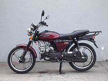 Мопед Vento (Венто) VMC RIVA - II RX 49cc (110) (дуги. без сигнализации) DARK RED/BLACK