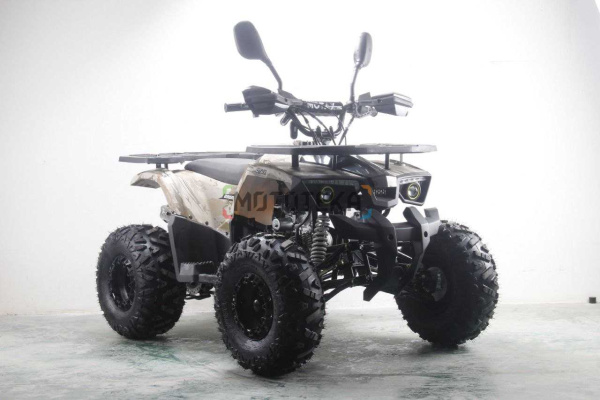 Квадроцикл детский MOTAX (Мотакс) ATV Grizlik Premium 125 коричневый камуфляж (машинокомплект) | Мототека