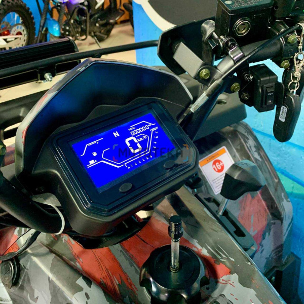 Квадроцикл Motax (Мотакс) ATV Grizlik T200 LUX красный камуфляж (машинокомплект) | Мототека