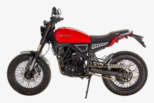 Мотоцикл дорожный Avantis (Авантис) City 250 (Fuego Scrambler 250) красный с ПТС фото 4