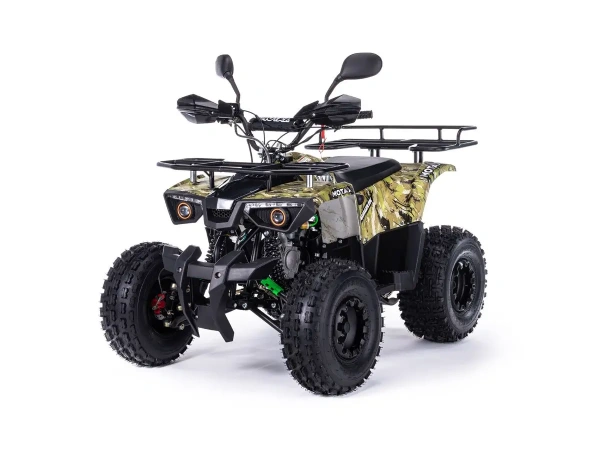 Квадроцикл детский MOTAX (Мотакс) ATV Grizlik Premium 125 (AB) зелёный камуфляж (машинокомплект) | Мототека
