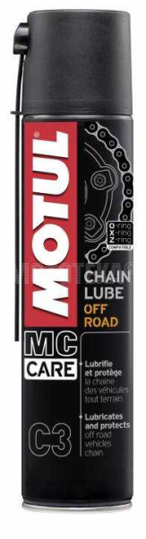 Смазка цепи MOTUL (Мотюль) C3 Chain Lube Off Road 0.4л