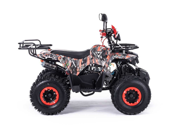 Квадроцикл детский Motax (Мотакс) ATV Grizlik Super LUX 125 красный камуфляж (машинокомплект) | Мототека