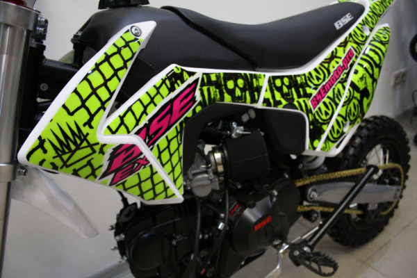 Питбайк BSE (БСЕ) EX 125e 14/12 Max13 Green Pink Neon пок. 2 | Мототека