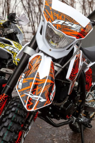 Мотоцикл кроссовый / эндуро BSE (БСЕ) Z1 150e 19/16 Zebra Orange 1 фото 2