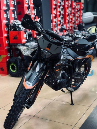 Мотоцикл кроссовый / эндуро Regulmoto (Регулмото) CR - X PRO оранжевый/серый с ПТС фото 28