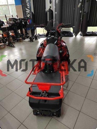 Снегоход IRBIS (Ирбис) SF 200 L Long чёрный/красный с ПСМ фото 24