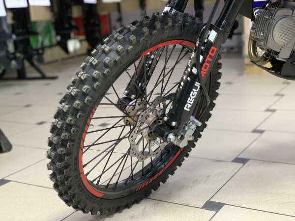 Питбайк Regulmoto (Регулмото) SEVEN MEDALIST 49cc (140) 19/16 чёрный/белый | Мототека