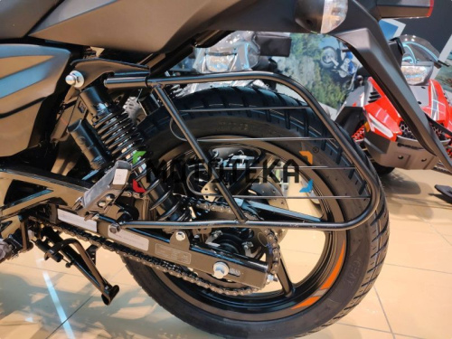 Мотоцикл дорожный BAJAJ (Баджадж) Pulsar 180 чёрный/оранжевый с ПТС фото 21