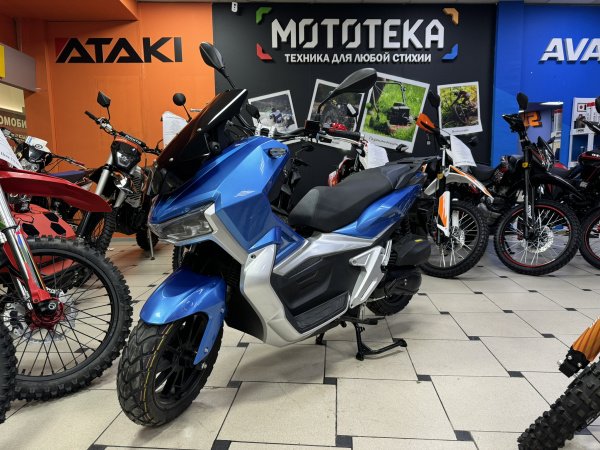 Скутер Мотомир TRACER ADV 50cc (125) синий | Мототека