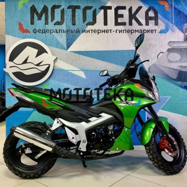 Мопед Мотомир STORM CROSS МЕХАНИКА зелёный | Мототека