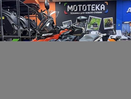 Сезон 2025! Мотоцикл дорожный Zontes (Зонтес) ZT350 - T (4T ZT184MP EFI) 19/17 (2023 г.) оранжевый с ПТС