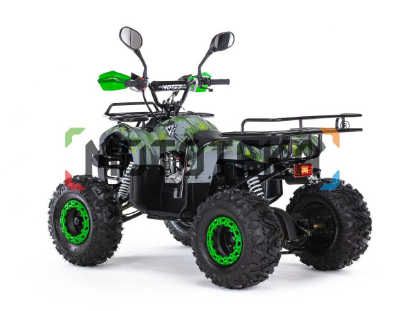 Квадроцикл детский Motax (Мотакс) ATV Grizlik - 8 125 зелёный камуфляж (машинокомплект) | Мототека