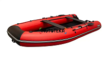 Лодка ПВХ SibRiver (Сибривер) Hatanga (Хатанга) PRO - 390 НДНД красный/чёрный