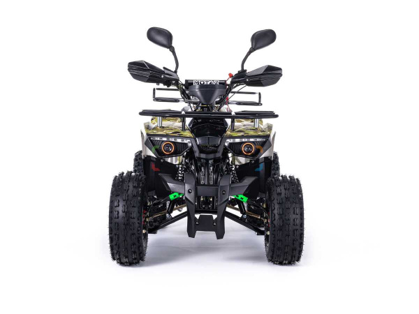 Квадроцикл детский Motax (Мотакс) ATV Grizlik Super LUX 125 зелёный камуфляж (машинокомплект) | Мототека
