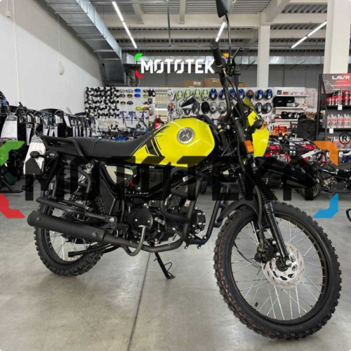 Мопед Мотомир COLT SCRAMBLER жёлтый фото 13
