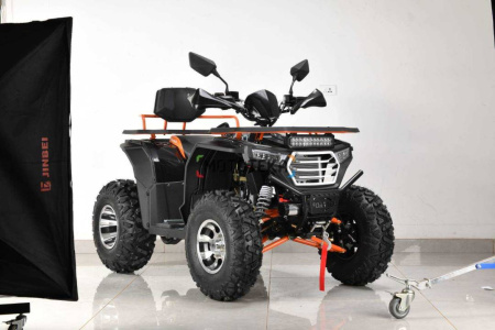 Квадроцикл ATV HAMMER 200 LD чёрный/оранжевый (машинокомплект)