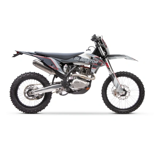 Мотоцикл кроссовый / эндуро GLADIATOR (Гладиатор) K5 CB250 /серый фото 3