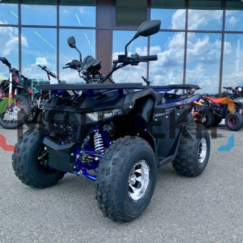 Квадроцикл детский Мотомир ATV Hammer 125 (серия 3) CAST WHEELS чёрный/синий (машинокомплект) фото 9 Квадроцикл детский Мотомир ATV Hammer 125 (серия 3) CAST WHEELS чёрный/синий (машинокомплект) фото 9