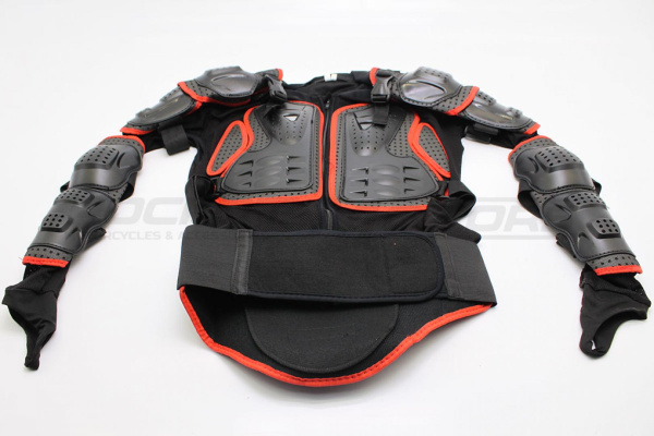 Защита тела (черепаха) ROCKOT (Рокот) Lite (XL, черный/красный) | Мототека