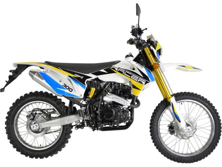 Мотоцикл кроссовый / эндуро Racer (Рейсер) RC300 - GY8A Enduro 300 чёрный с ПТС