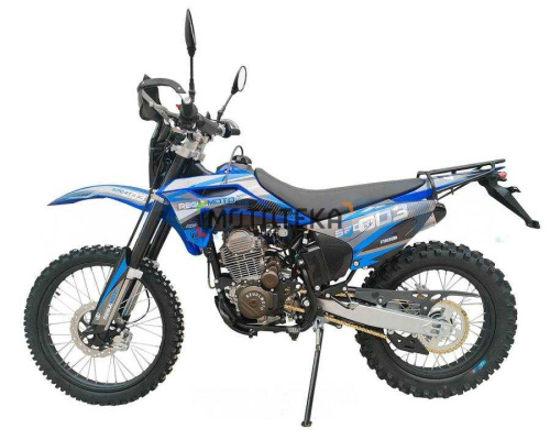 Мотоцикл кроссовый / эндуро Regulmoto (Регулмото) Sport - 003 PR 300 5 скоростей синий с ПТС