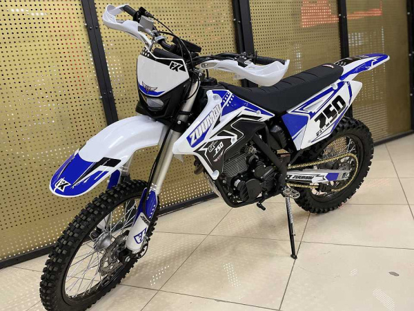 Мотоцикл кроссовый / эндуро Zuumav (Зуумав) FX X7 FXR белый/синий | Мототека