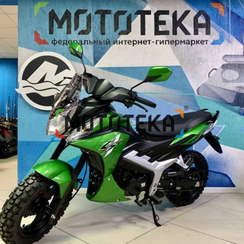 Мопед Мотомир STORM CROSS МЕХАНИКА зелёный фото 4