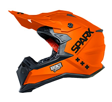 Шлем мото Sparx (Спаркс) Raptor (JH-601) оранжевый матовый XL