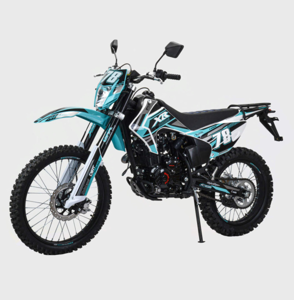 Мотоцикл кроссовый / эндуро MotoLand (Мотолэнд) XR300 LITE (175FMM) синий с ПТС | Мототека