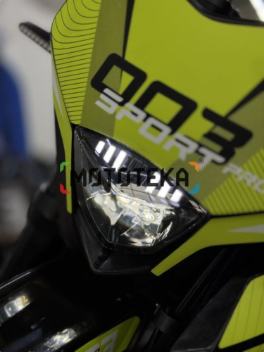 Мотоцикл кроссовый / эндуро Regulmoto (Регулмото) Sport - 003 PR PRO 300 (4 valves) 6 передач чёрный/жёлтый с ПТС фото 8